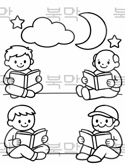 아주 쉬움 도안