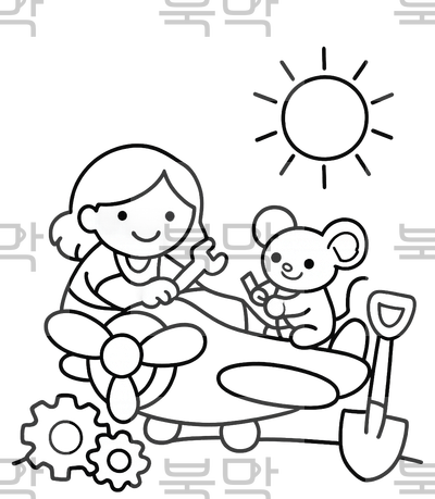 아주 쉬움 도안