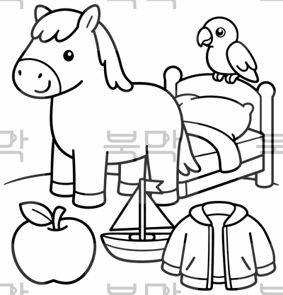 아주 쉬움 도안