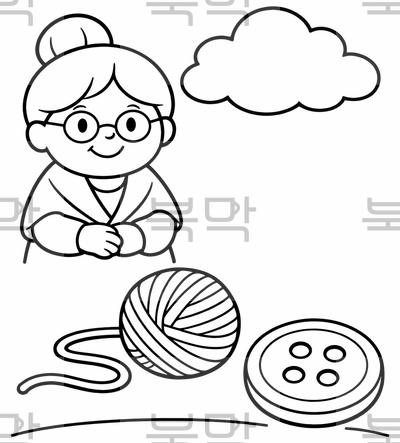 아주 쉬움 도안