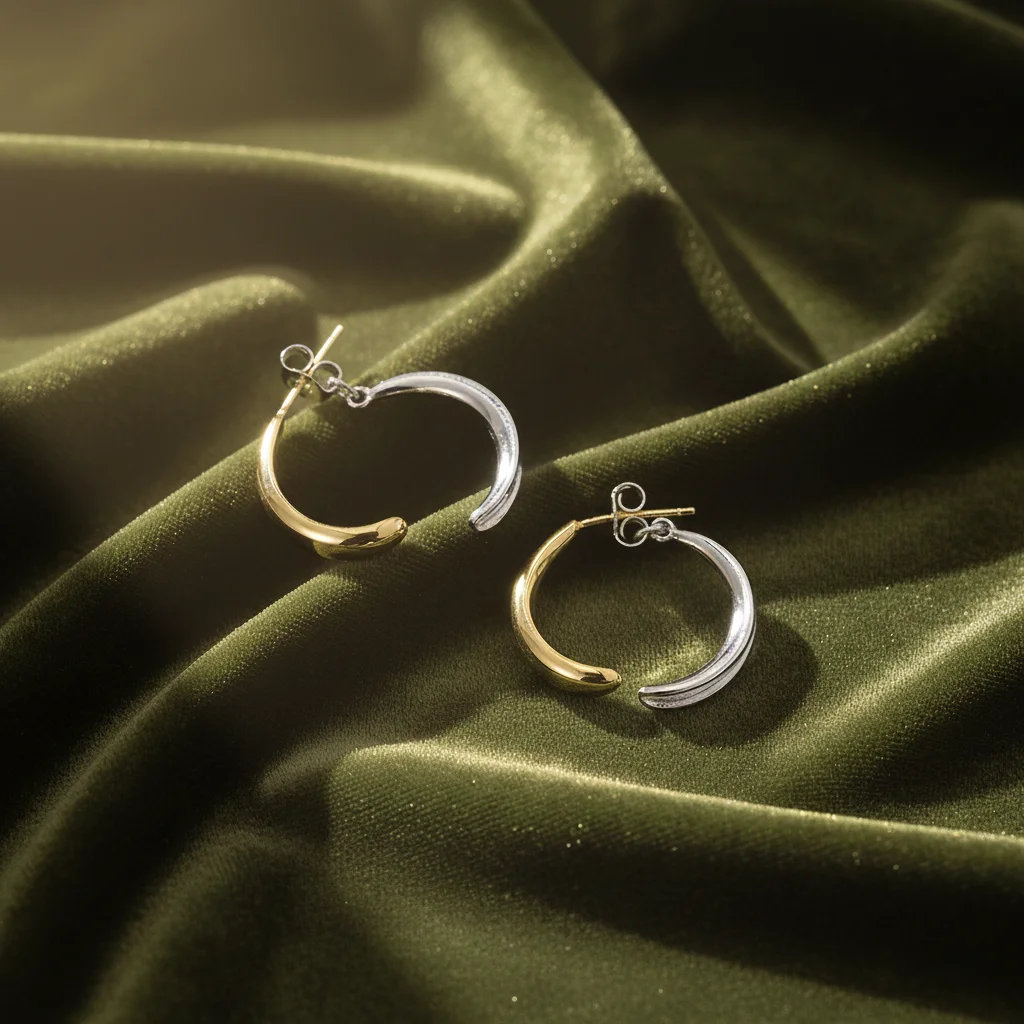 Kolczyki Teardrop Duo