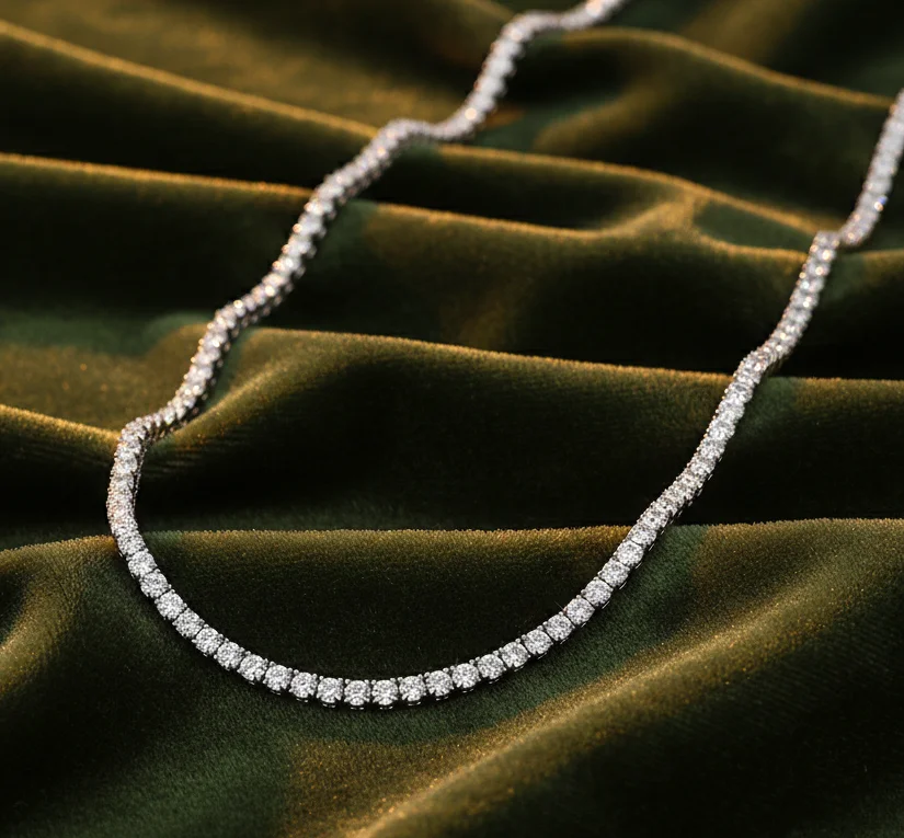 Naszyjnik Tennis Moissanite