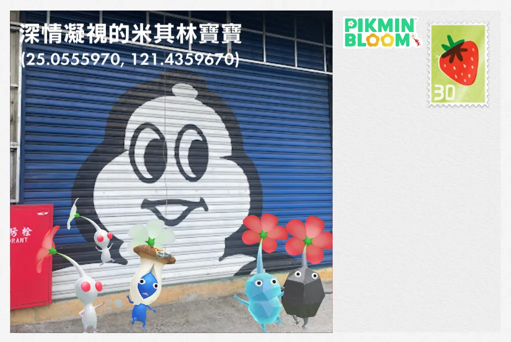 深情凝視的米其林寶寶