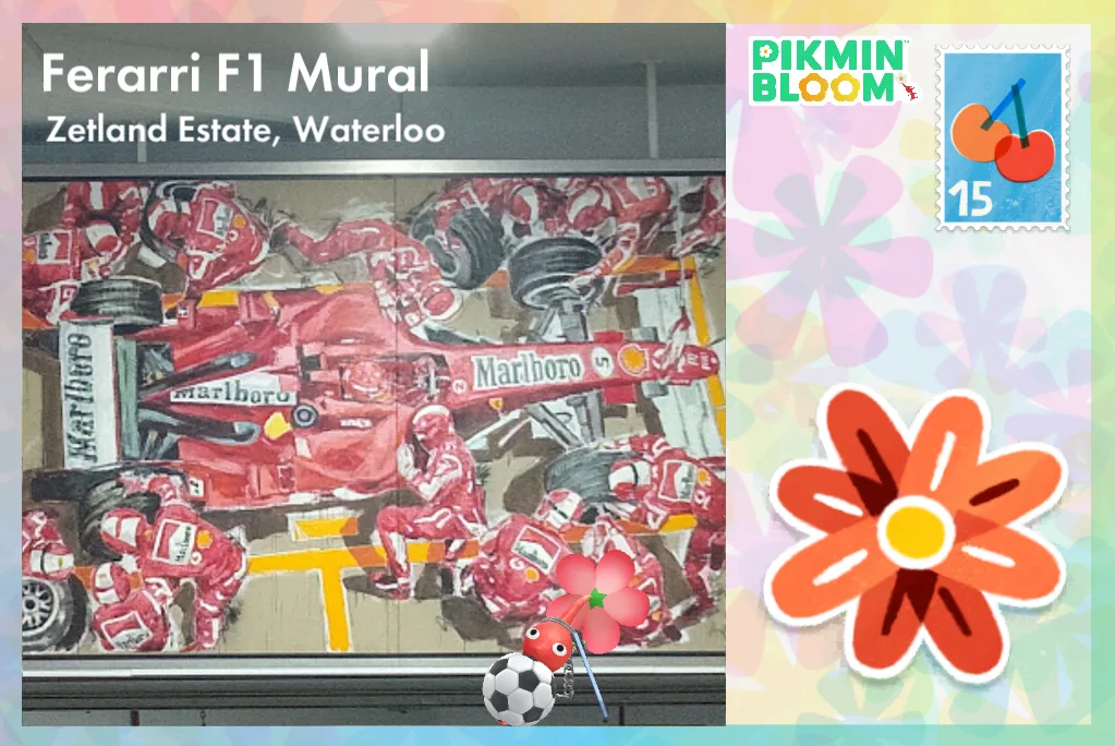 Ferarri F1 Mural