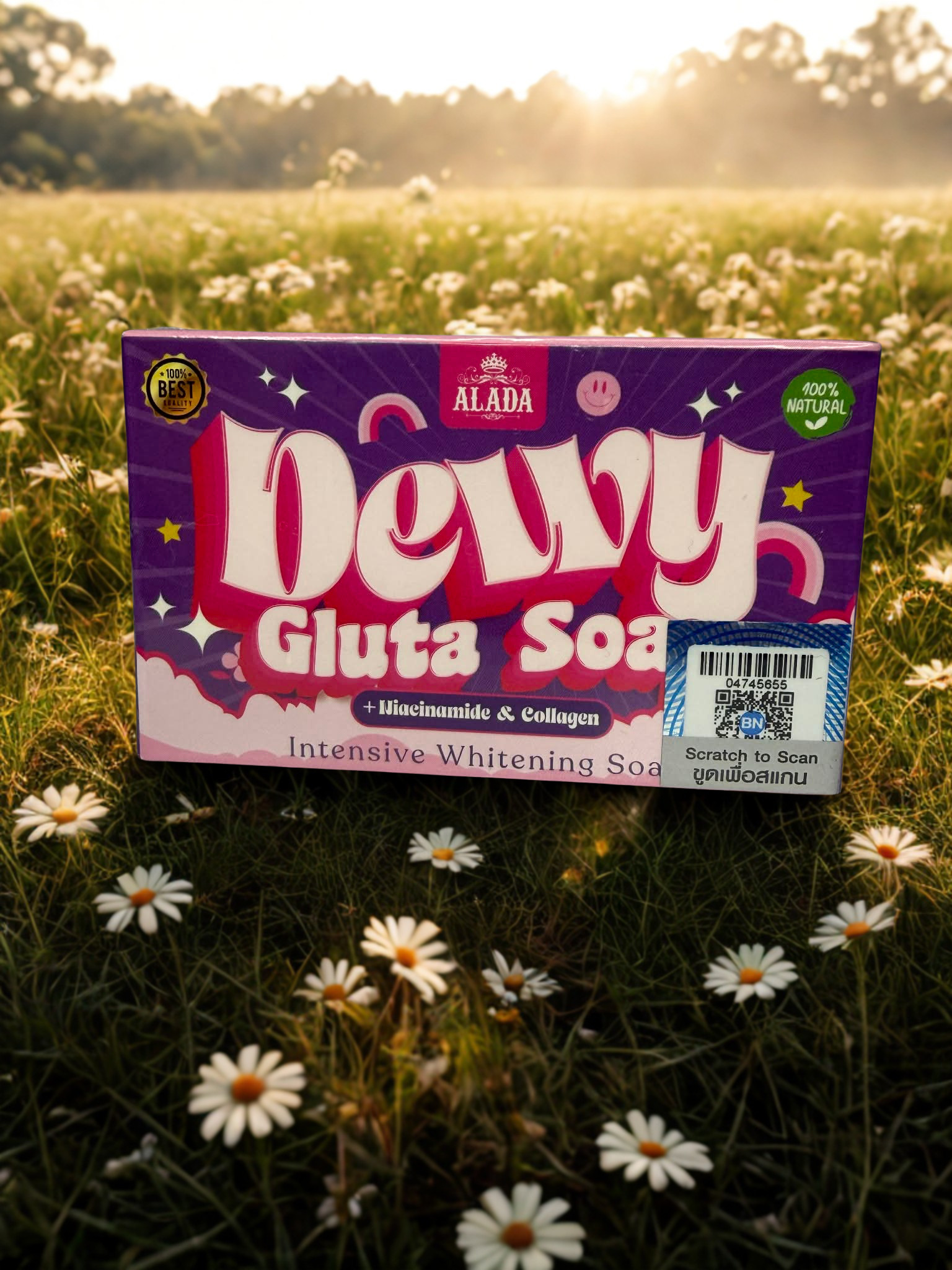 ALADA Dewy Gluta Soap (Niacinamide & Collagen) 70g