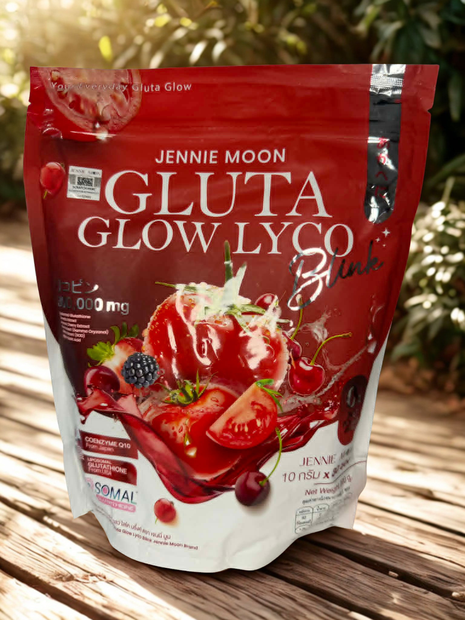 Jennie Moon Gluta Glow Lyco Blink 30 Sachets