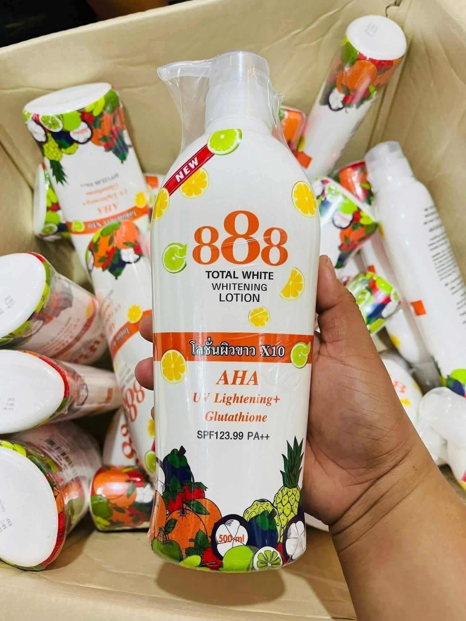 888 Total White Whitening Lotion 500ml