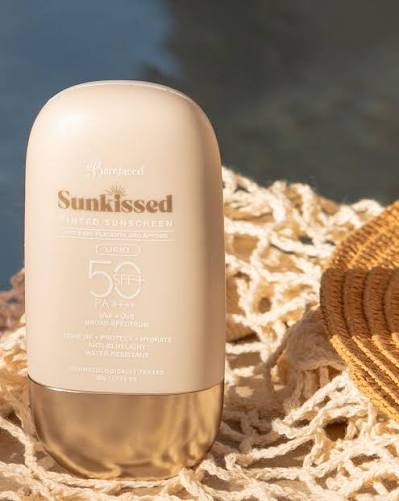 BAREFACED Sunkissed Tinted Sunscreen – Light Shade (SPF50+ PA++++) 50g