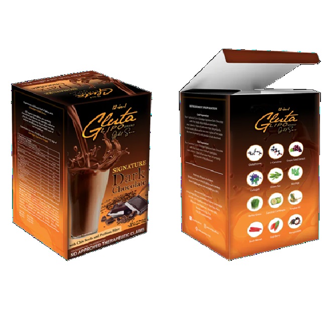 Gluta Lipo 12 in 1 Dark Chocolate