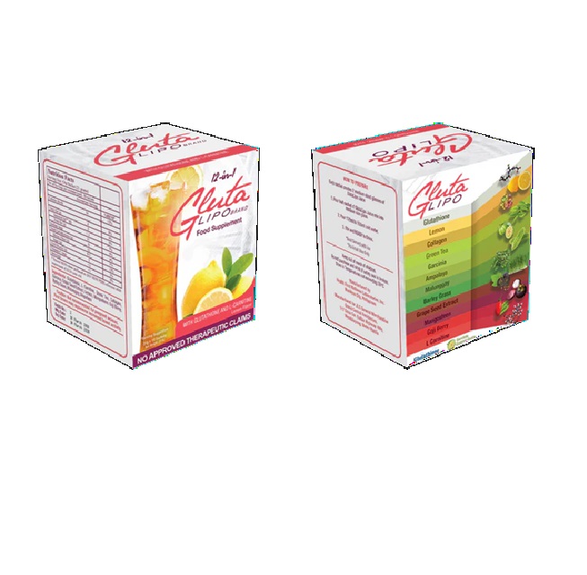 Gluta Lipo 12 in 1 Lemon Detox Juice 10 Sachets