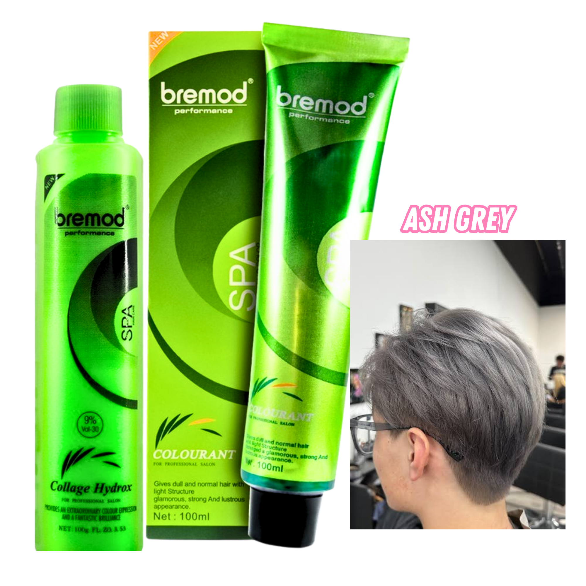Bremod Professional SPA Hair Color Cream 10.13 Ash grey