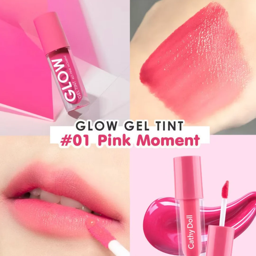 Cathy Doll Glow Gel Tint Shade: #01 Pink Moment