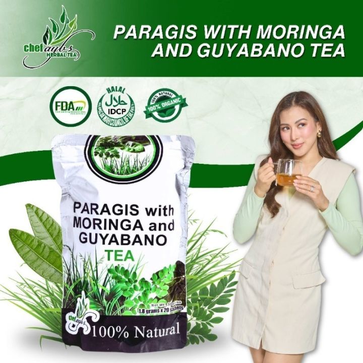 Chef Ayb's Paragis with Moringa & Guyabano Tea