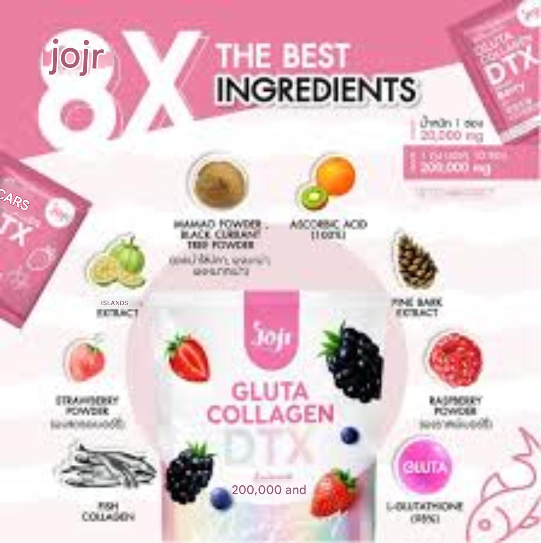 Joji Gluta Collagen DTX Plus Mixed Berry