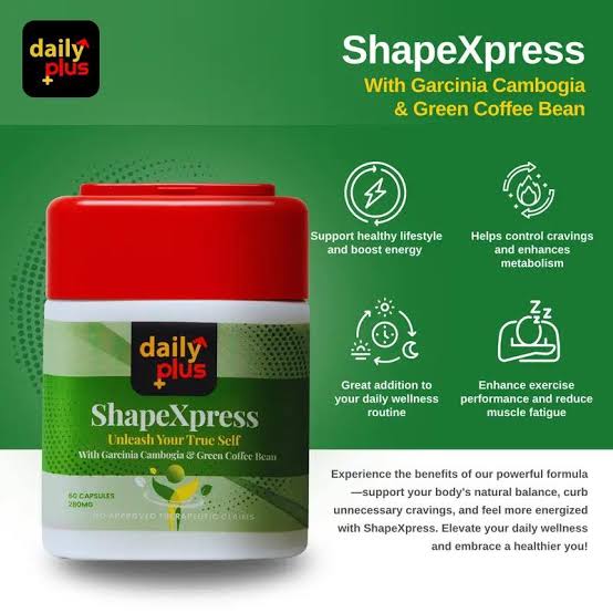 Daily Plus Shape Express (60 Capsules) 280MG