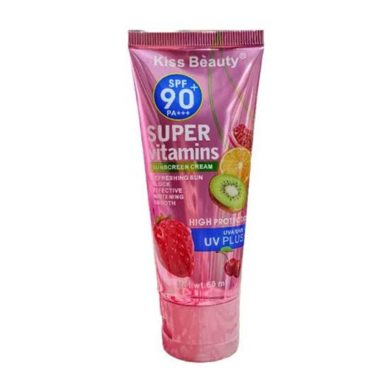 Kiss Beauty Super Vitamins Suncream SPF 90+ PA+++