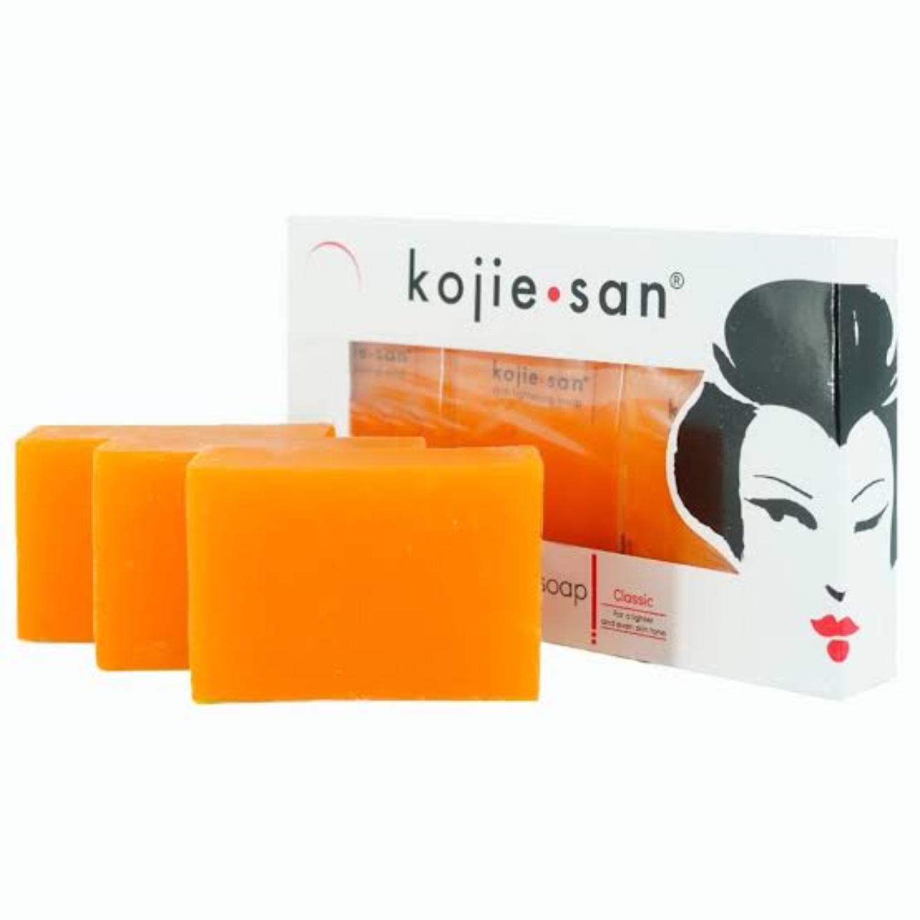 Kojie San Kojic Acid Soap Original Lightening Soap (65 g × 3 Bars)