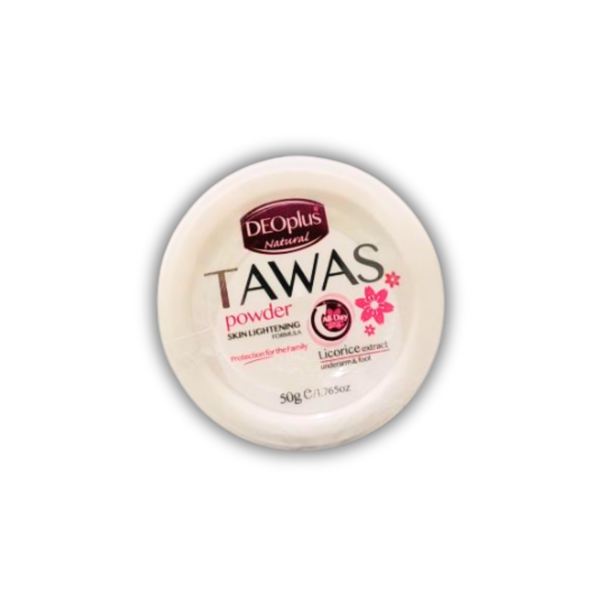 Deo Plus Tawas Powder Pink 50g