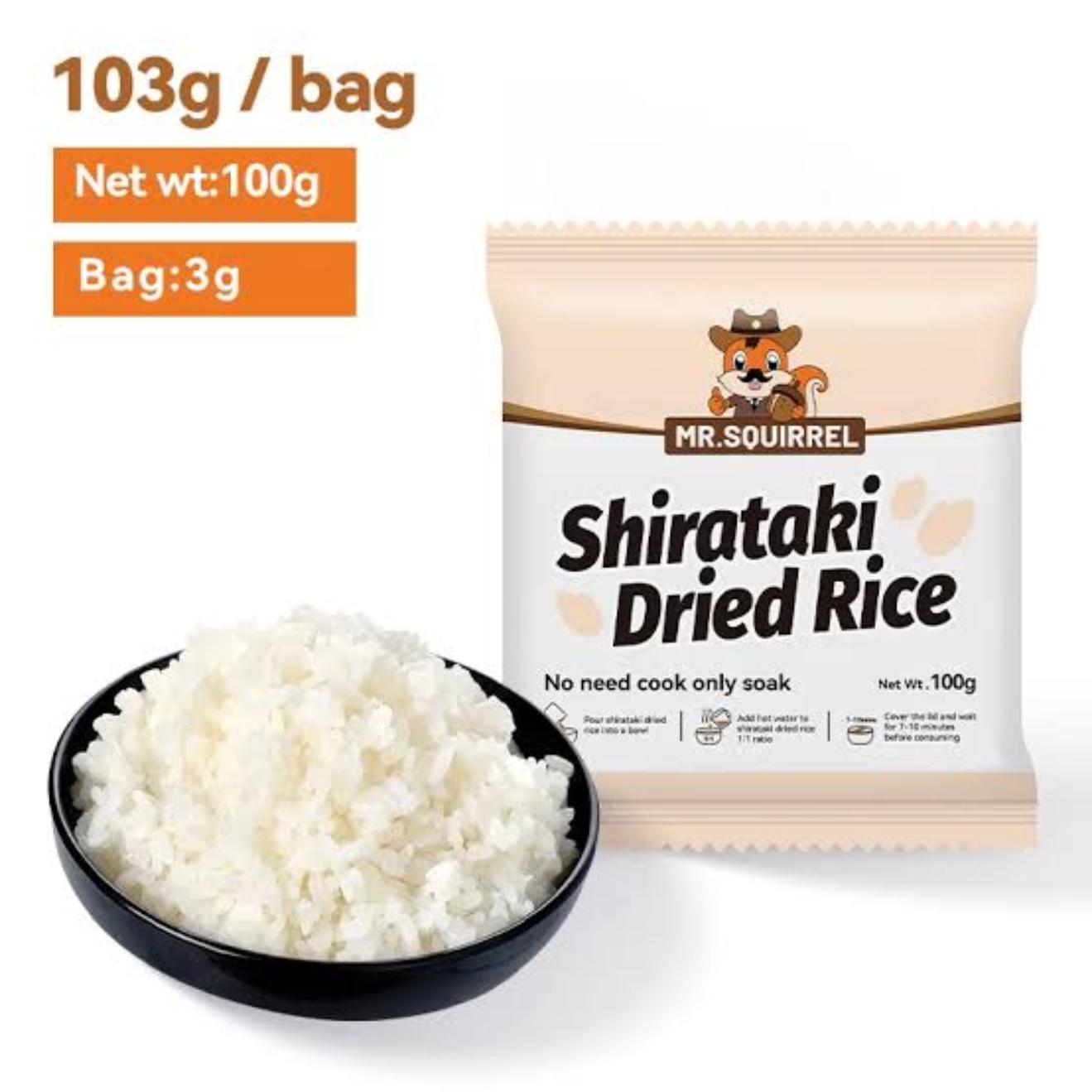 Mr. Squirrel White Shirataki Rice