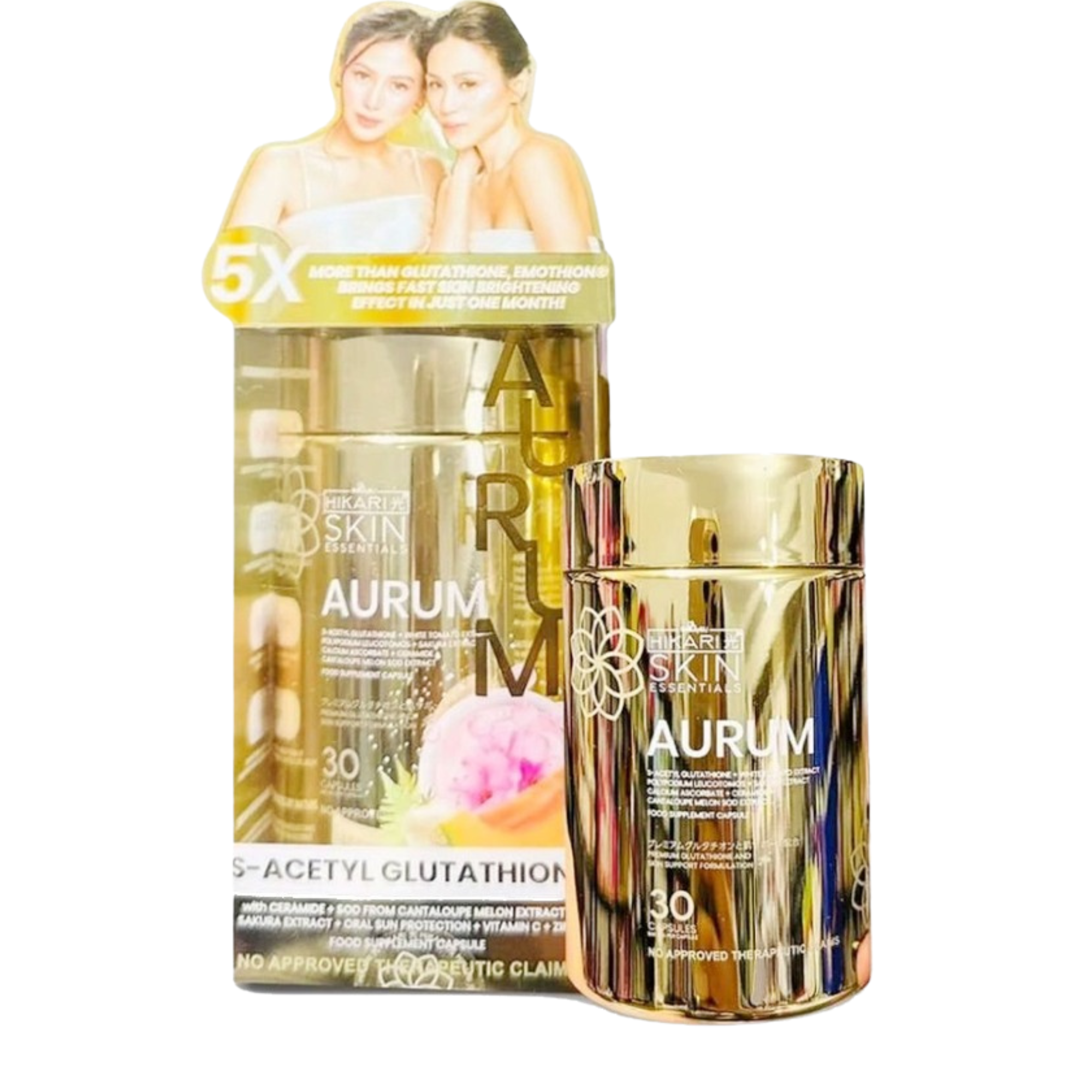 Hikari Skin Essentials Aurum Glutathione 30 Capsules