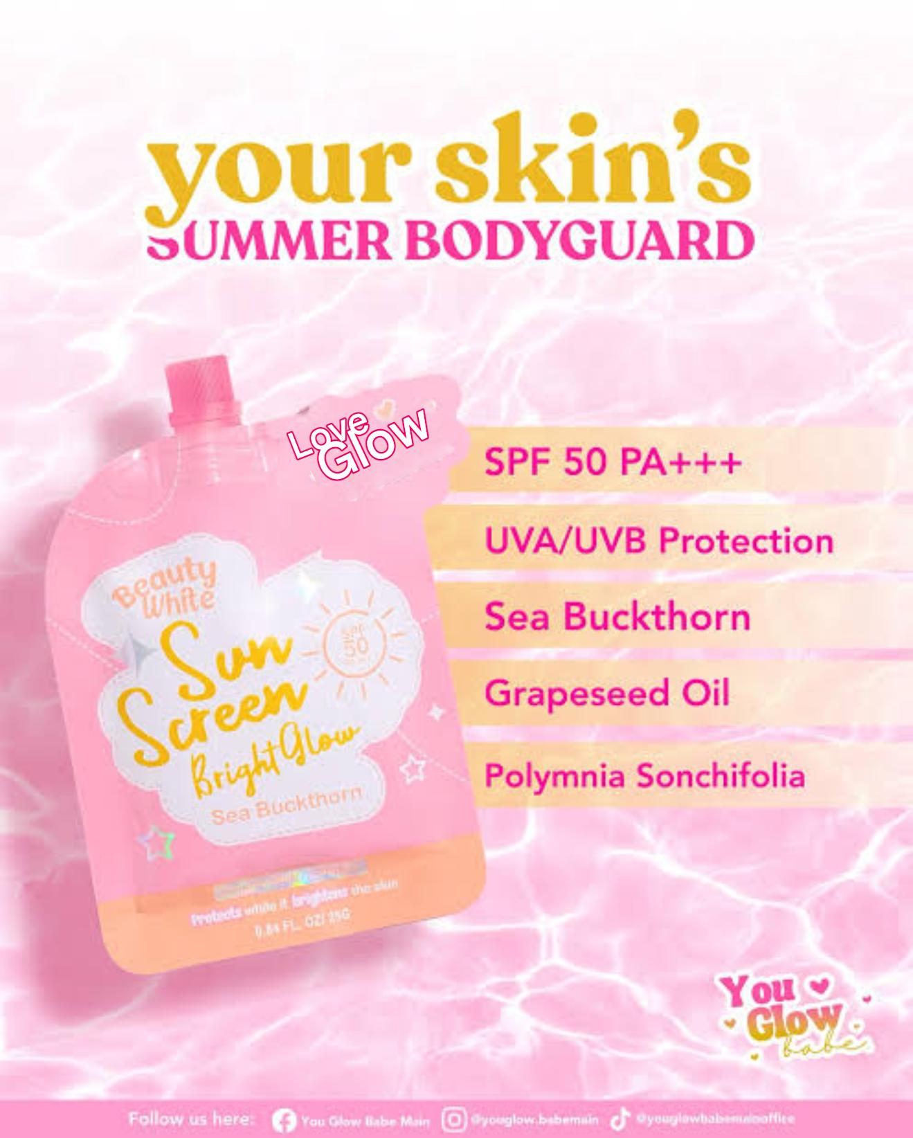 You Glow Babe Beauty White Sunscreen SPF 50 PA+++