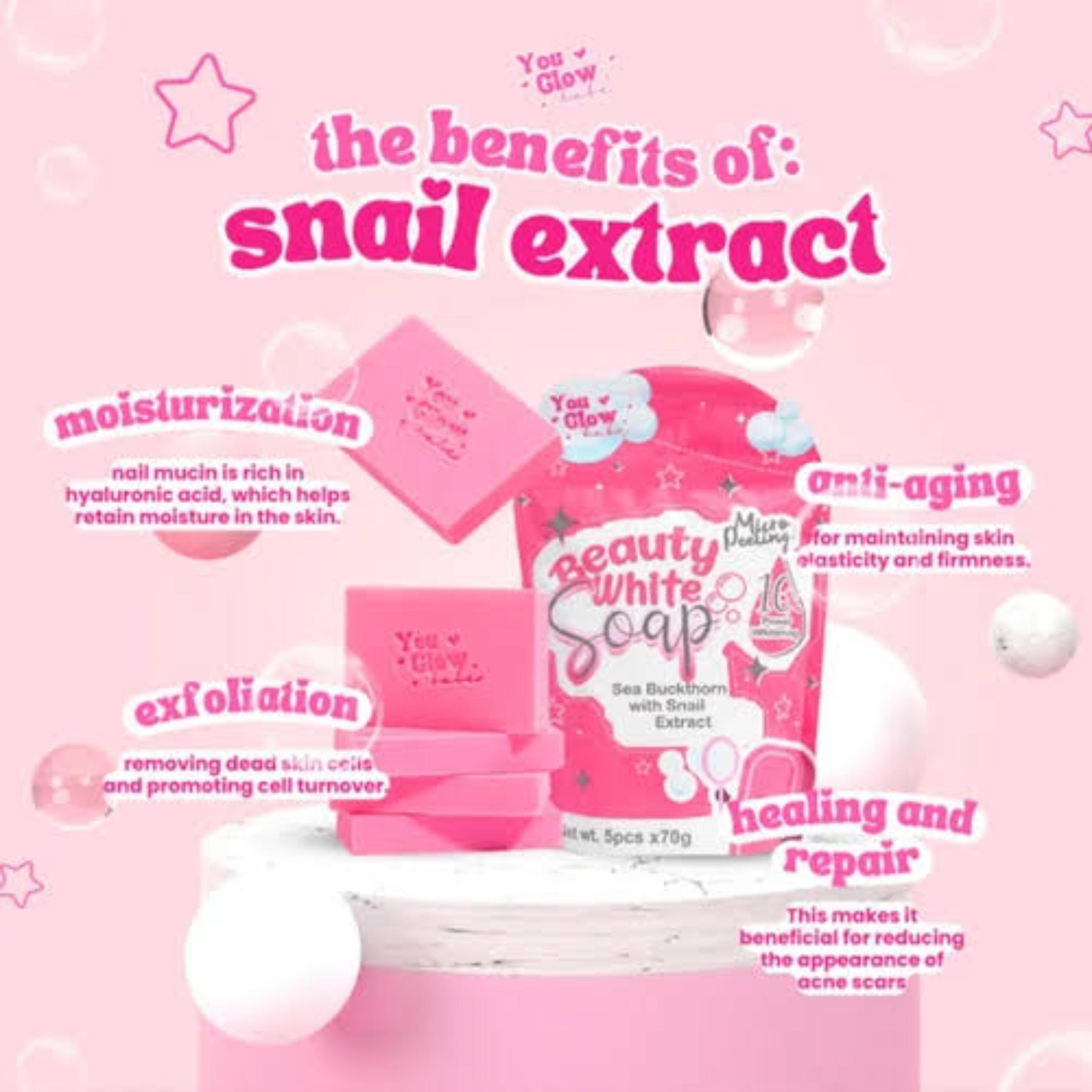 You Glow Beauty White Soap Sea Buckthorn with Snail Extract