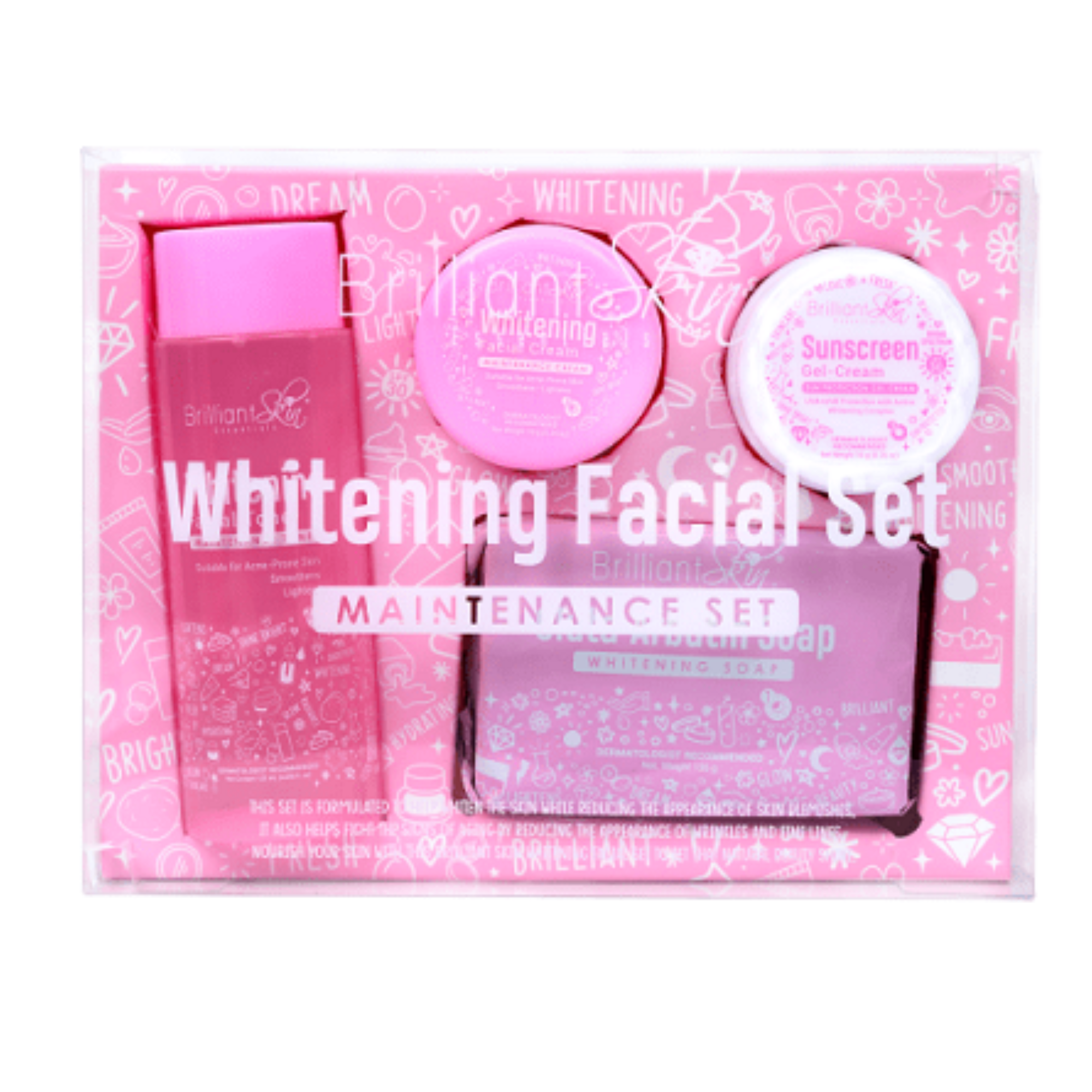 Brilliant Skin, Essentials, Whitening Facial Set
