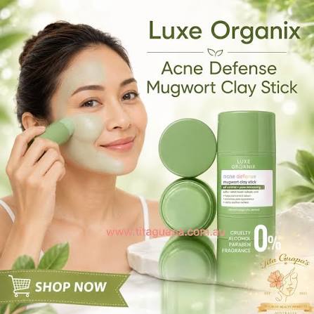 Luxe Organic, Clay mask Acne Defense Mugwort 52g