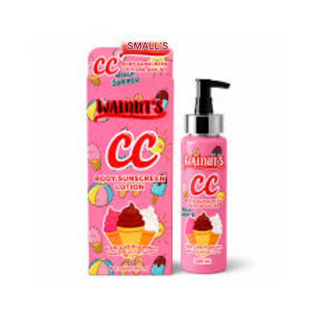 Walnut's CC Body Sunscreen Lotion SPF50 – Pink.