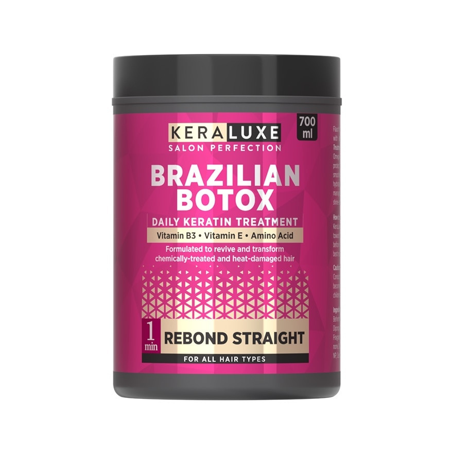 Luxe Organix KERA LUXE Daily Keratin Treatment Rebond Straight 700ml