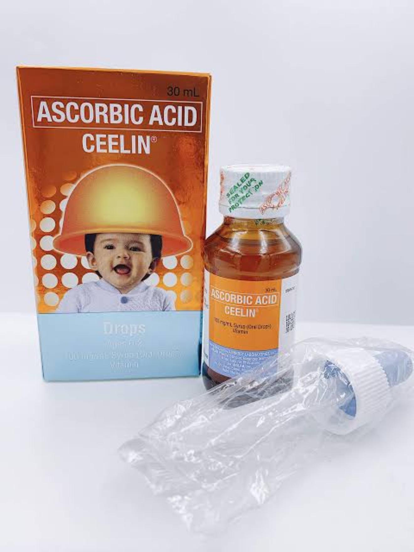 Unilab Ceelin Ascorbic Acid Drops, a Vitamin C supplement
