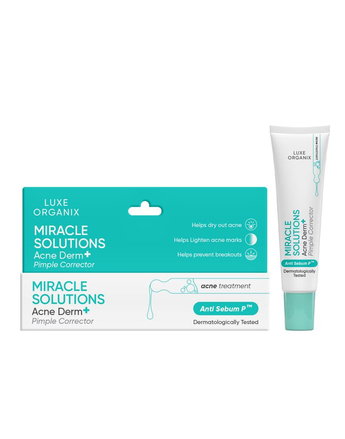 Luxe Organix, Miracle Solutions Acne Derm + Pimple Corrector 80ml