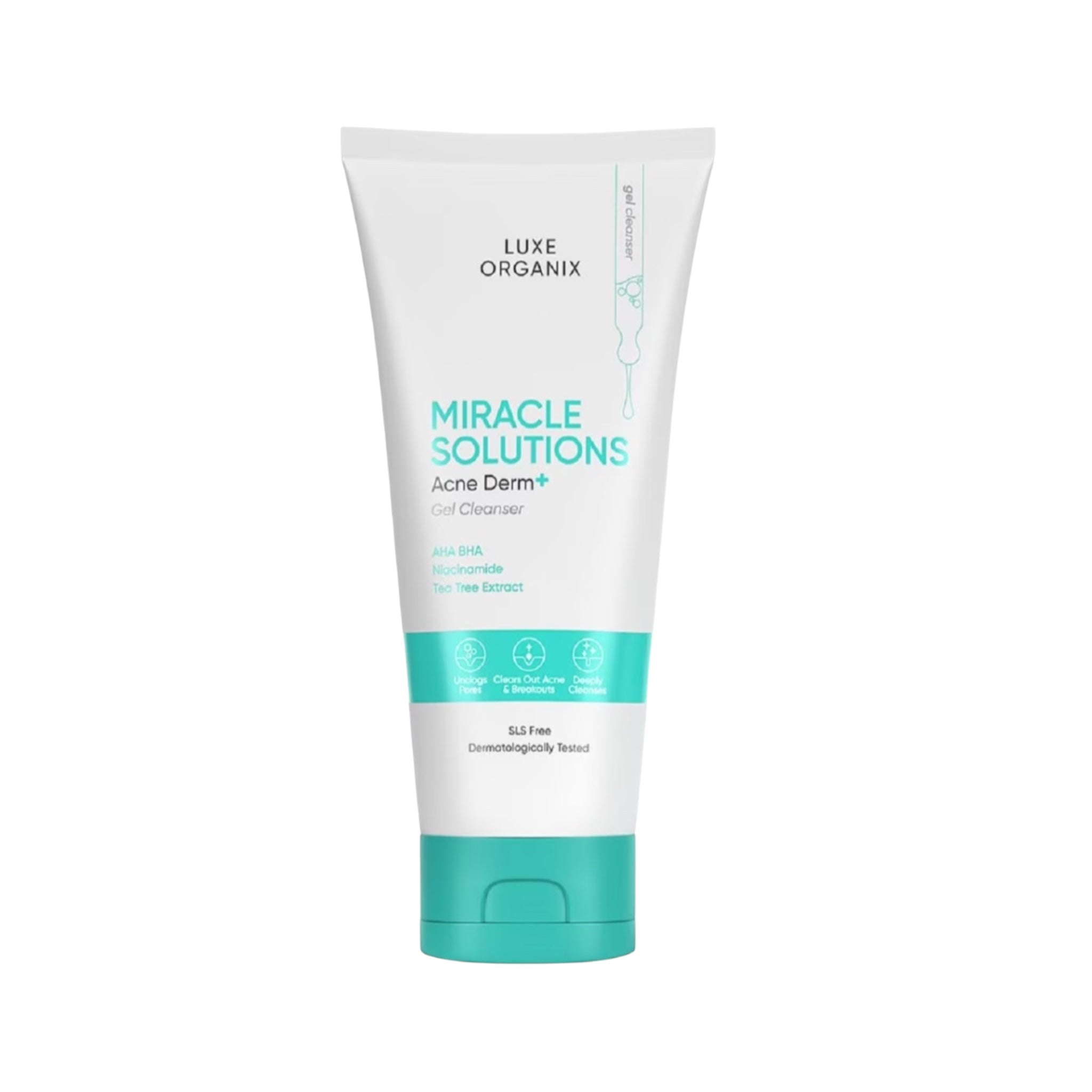 Luxe Organix, Miracle Solutions AHA/BHA Gel Cleanser 150ml
