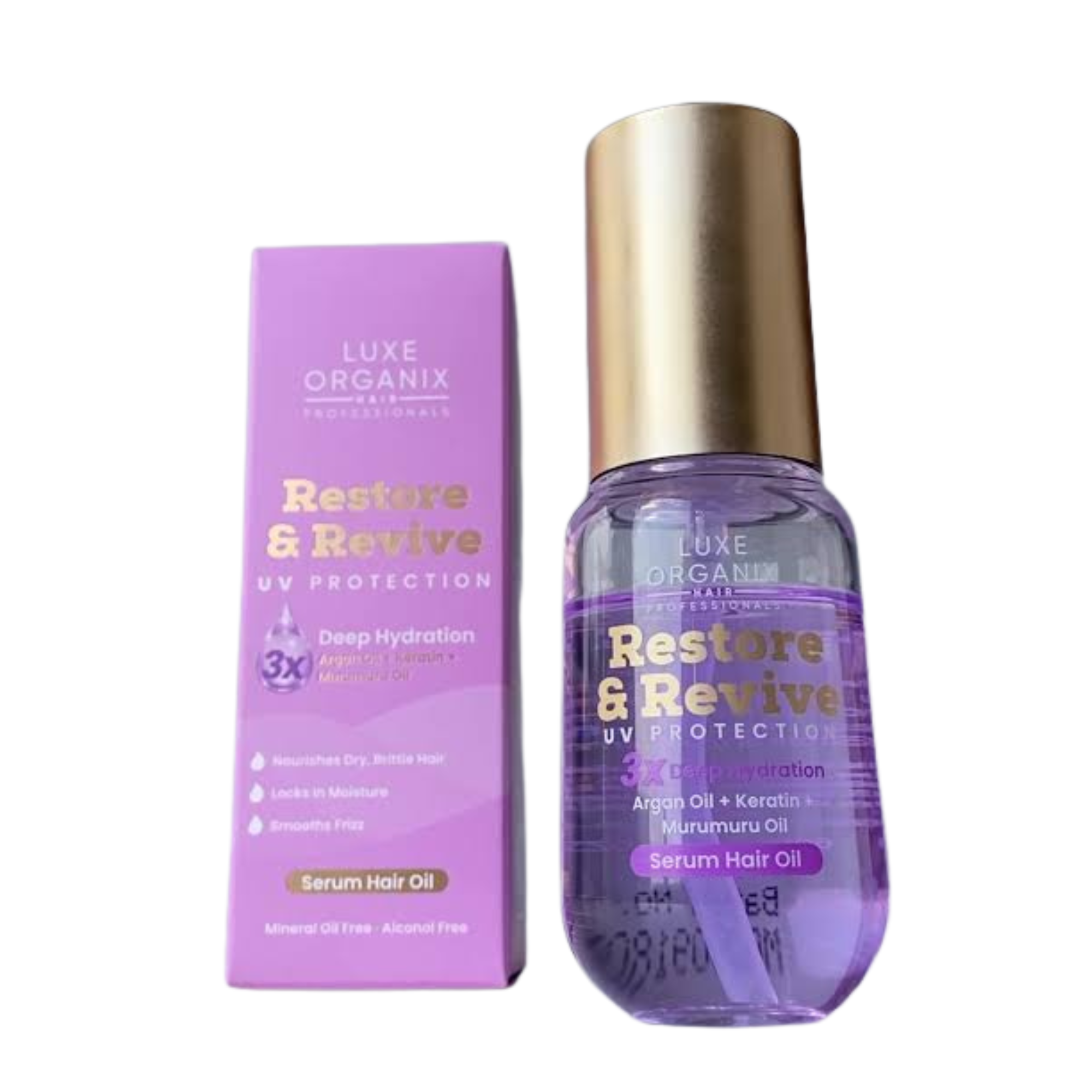 Luxe Organic, Serum Hair Oil 60ml Restore and Revive