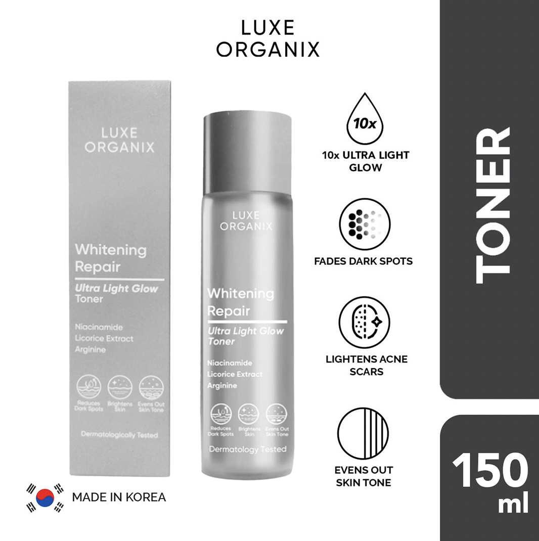 Luxe Organix, Whitening Repair Ultra light Glow Toner 150ml