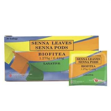 Senna Leaves + Senna Pods Biofitea 30 Teabags (425mg)