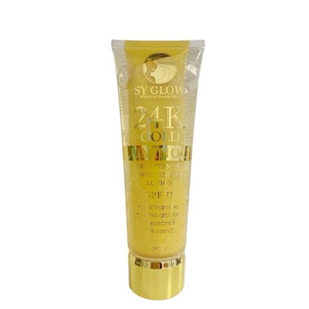 SY Glow 24K Luminous Brightening Whitening Lotion SPF 75 (250ml)