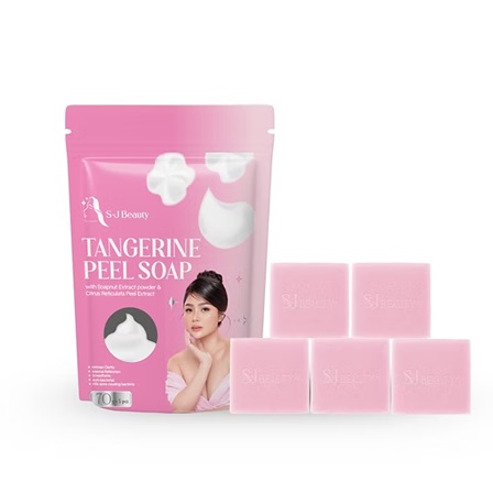 S&J Beauty Tangerine Peel Soap 70g x 5 Bars