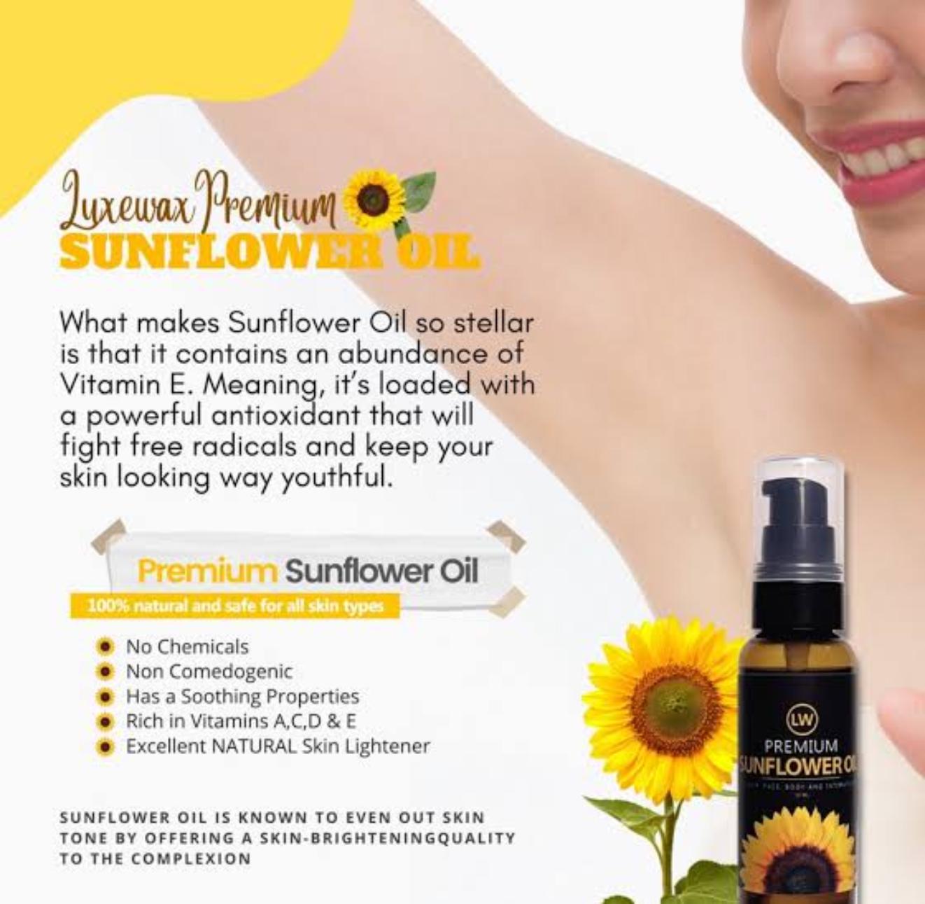 LuxeWax Sunflower Oil,
