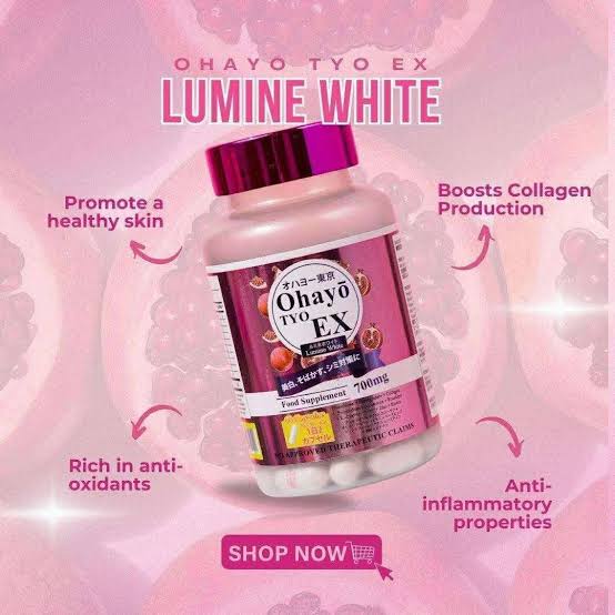 Ohayo, TYO EX Lumine White 700mg 60 Capsules