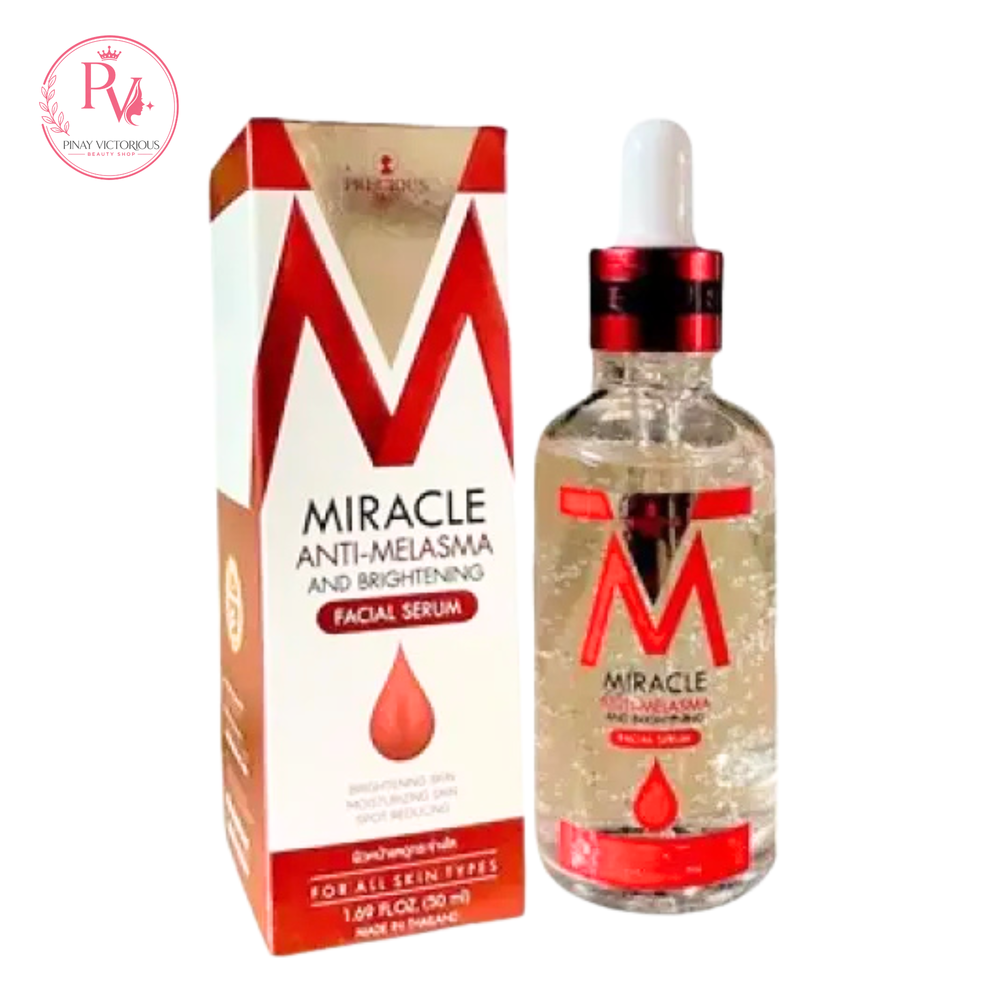 Precious Skin, Miracle Anti Melasma and Brigtening Facial Serum 50ML
