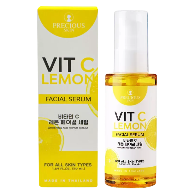 Precious Skin, Vit C Lemon Facial Serum 50ML