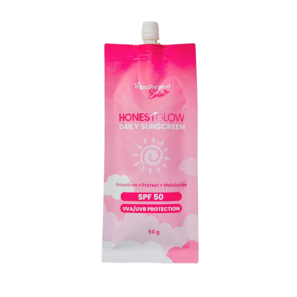 Transformed Skin, Honest Glow Daily Sunscreen SPF 50 50g