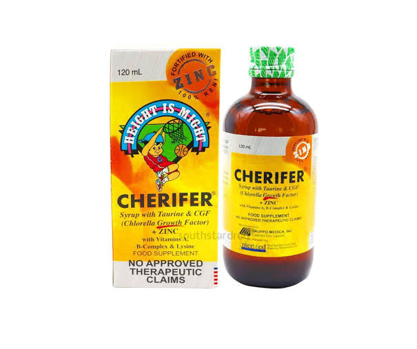 Cherifer Syrup with Taurine & CGF with zinc 120ML