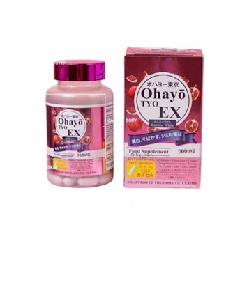 Ohayo TYO EX Lumine White 700mg 60 Capsules