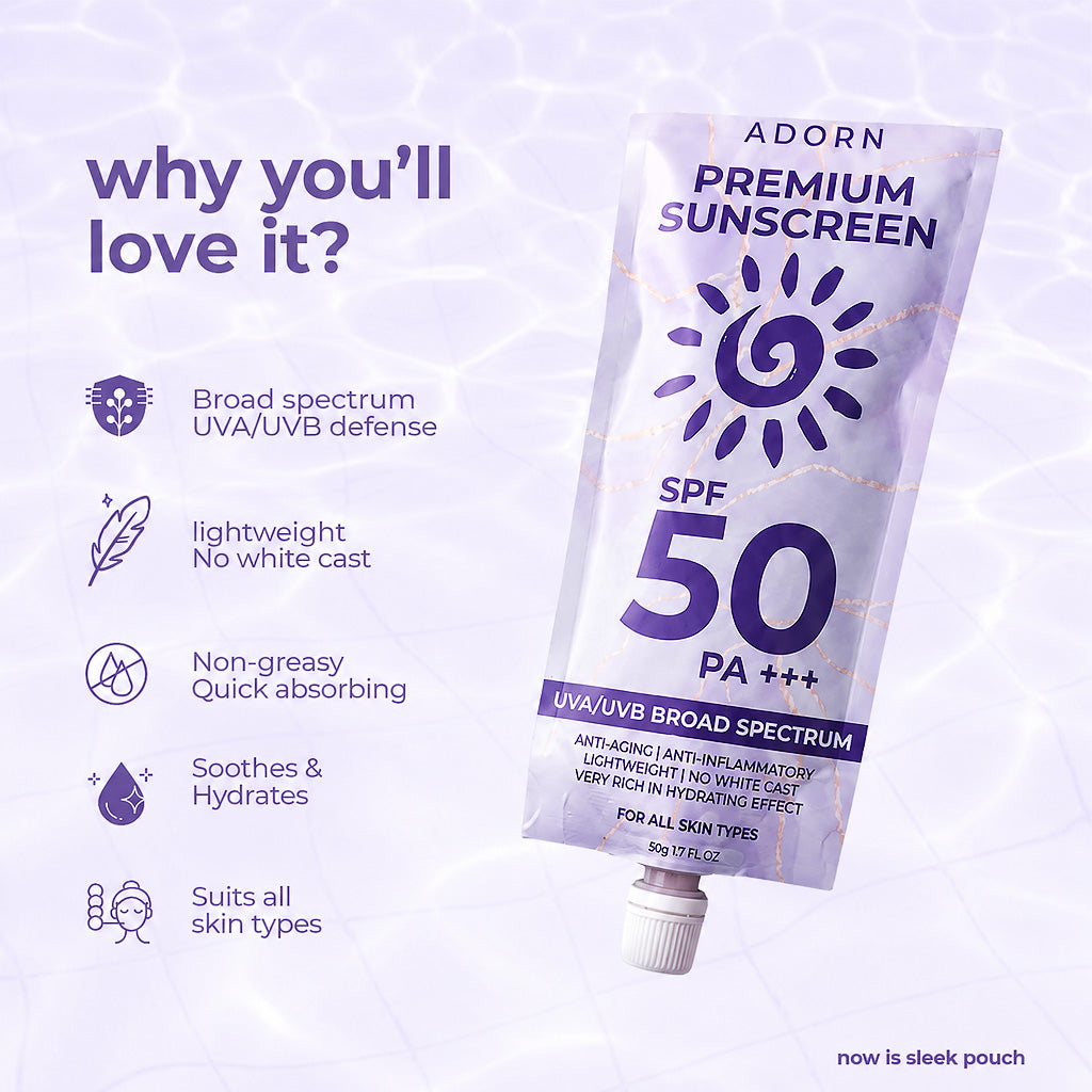 Adorn Tinted Premium Sunscreen 50ML