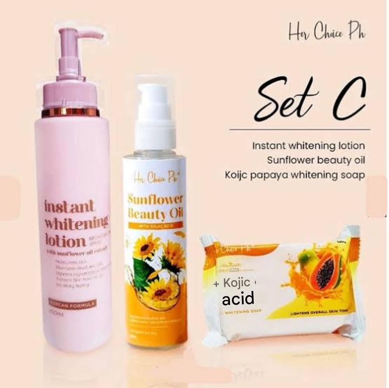 Her Choice PH Set C Whitening Trio