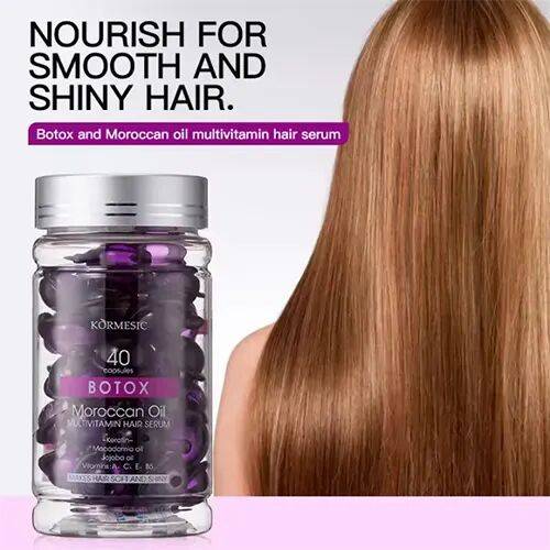 Kormesic Botox Moroccan Oil Multivitamin Hair Serum 40 capsules