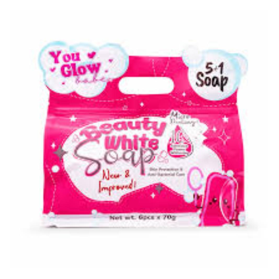 You Glow Babe, Beauty White Soap Sea Buckthorn with Snail Extract 6pcs