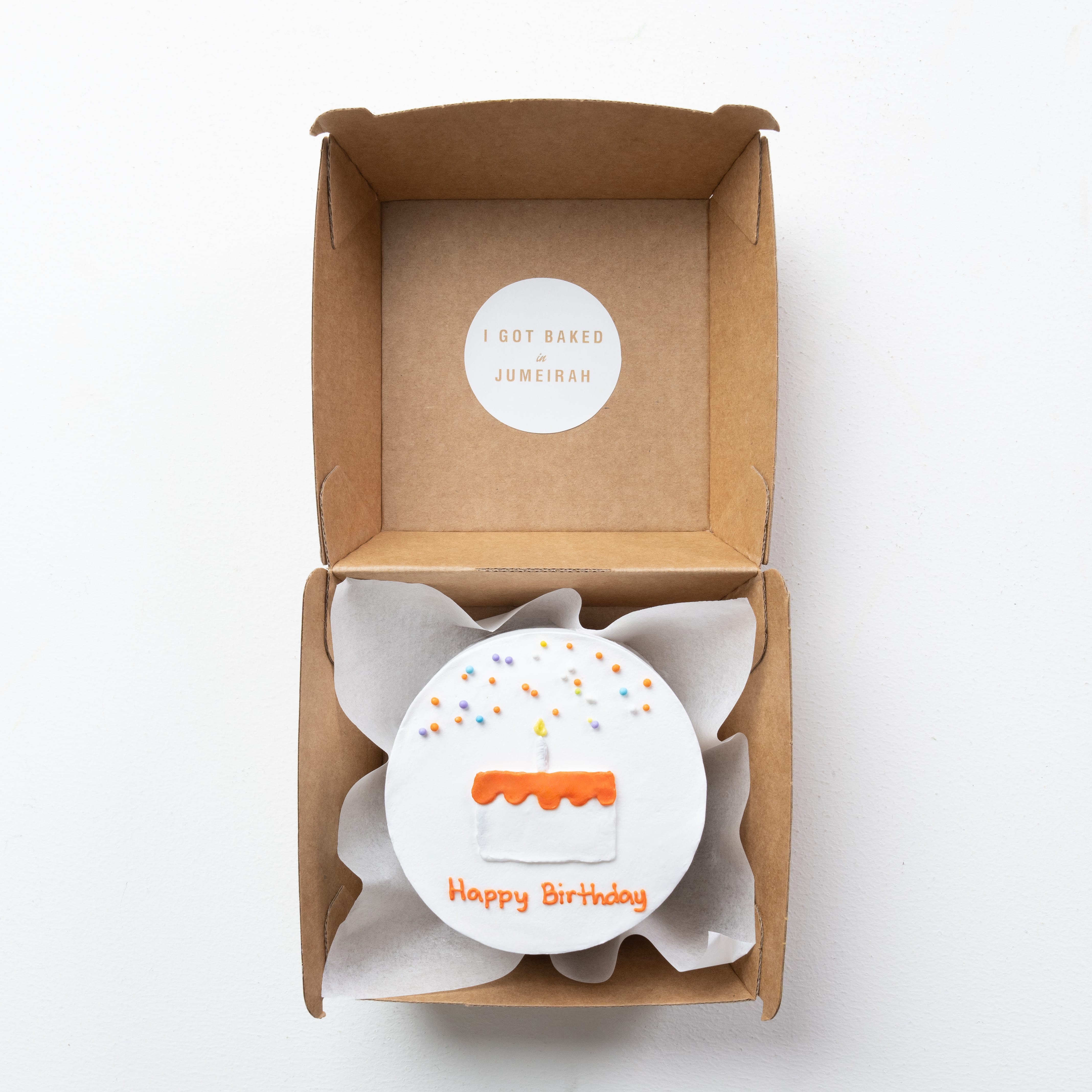Birthday Cake - Orange